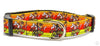Cheetos Dog collar handmade adjustable buckle collar 5/8"wide or leash small dog Petcollarshandmade