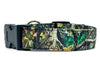 Camo dog collar handmade adjustable buckle 1"or 1/2" wide or leash hunting Petcollarshandmade