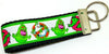 Ghostbusters Key Fob Wristlet Keychain 1 1/4"wide Zipper pull Camera strap - Furrypetbeds
