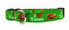 I Love Tacos dog collar handmade adjustable buckle collar 5/8" wide or leash Petcollarshandmade