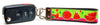 Watermelon Key Fob Wristlet Keychain 1"wide Zipper pull Camera strap handmade - Furrypetbeds