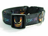Horror dog collar handmade adjustable buckle collar 1"wide or leash - Furrypetbeds