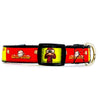 Curious George dog collar handmade adjustable buckle 5/8" wide or leash cartoon Petcollarshandmade