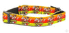 Cheetos Dog collar handmade adjustable buckle collar 5/8"wide or leash small dog Petcollarshandmade