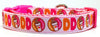 Dunkin Donuts Dog collar handmade adjustable buckle 5/8"wide or leash small dog Petcollarshandmade