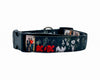 ACDC dog collar  handmade adjustable buckle collar 1" wide  Rock N Roll Petcollarshandmade