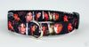Michael dog collar handmade adjustable buckle collar 5/8" wide or leash fabric - Furrypetbeds