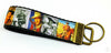 John Wayne Key Fob Wristlet Keychain 1"wide Zipper pull Camera strap handmade - Furrypetbeds