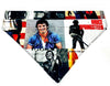 Bruce Springsteen Dog Bandana Over the Collar dog bandana Dog collar bandana Petcollarshandmade