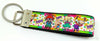 Rugrats Key Fob Wristlet Keychain 1"wide Zipper pull Camera strap handmade - Furrypetbeds