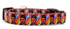 David Bowie dog collar handmade adjustable buckle collar 5/8" wide or leash Petcollarshandmade