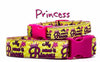 My Name is Princess dog collar handmade adjustable buckle 1"or5/8"wide or leash Petcollarshandmade