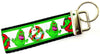 Ghostbusters Key Fob Wristlet Keychain 1 1/4"wide Zipper pull Camera strap - Furrypetbeds