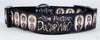 Doctor Who dog collar handmade adjustable buckle collar 1" wide or leash Petcollarshandmade