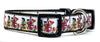 Flintstones dog collar handmade adjustable buckle collar 1" wide or leash - Furrypetbeds