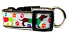 Dachshunds dog collar handmade adjustable buckle collar 1" or 5/8"wide or leash - Furrypetbeds