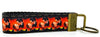 Gone With The Wind Key Fob Wristlet Keychain 1"wide Zipper pull Camera strap - Furrypetbeds