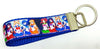 Sailor Moon Key Fob Wristlet Keychain 1"wide Zipper pull Camera strap handmade - Furrypetbeds