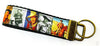 John Wayne Key Fob Wristlet Keychain 1"wide Zipper pull Camera strap handmade - Furrypetbeds