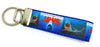 Jaws movie Key Fob Wristlet Keychain 1"wide Zipper pull Camera strap handmade - Furrypetbeds