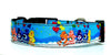 Care Bears dog collar handmade  adjustable buckle collar 1" or 5/8"wide or leash Petcollarshandmade