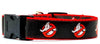 Ghostbusters dog collar handmade adjustable buckle 1" or 5/8" wide or leash Petcollarshandmade