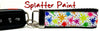 Splatter Paint Key Fob Wristlet Keychain 1 1/4"wide Zipper pull Camera strap Petcollarshandmade - Furrypetbeds