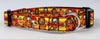 Garfield dog collar handmade adjustable buckle collar 1" or 5/8" wide or leash Petcollarshandmade