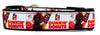 Dunkin Donuts dog collar handmade adjustable buckle 1" or 5/8" wide or leash Petcollarshandmade