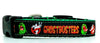Ghostbusters dog collar handmade adjustable buckle 5/8" wide or leash Movie Petcollarshandmade