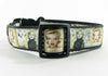 Marilyn dog collar handmade $12.00 adjustable buckle collar 1" wide leash fabric - Furrypetbeds
