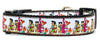 Flintstones dog collar handmade adjustable buckle collar 1" wide or leash - Furrypetbeds