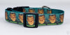 Frankenstein Dog collar Handmade adjustable buckle collar 1" wide or leash Petcollarshandmade