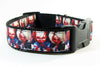 Chucky dog collar, handmade, adjustable, buckle collar,1" wide, leash - Furrypetbeds