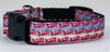 Skittles dog collar handmade adjustable buckle collar 5/8" wide or leash Petcollarshandmade