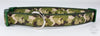 Green Camo dog collar handmade adjustable buckle 1"or 5/8" wide or leash hunting Petcollarshandmade