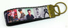 Elvis Key Fob Wristlet Keychain 1"wide Zipper pull Camera strap handmade - Furrypetbeds