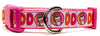 Dunkin Donuts dog collar handmade adjustable buckle 1"or 5/8" wide or leash Petcollarshandmade