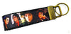 Michael Jackson Key Fob Wristlet Keychain 1"wide Zipper pull Camera strap - Furrypetbeds