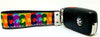 The Beatles Key Fob Wristlet Keychain 1"wide Zipper pull Camera strap handmade - Furrypetbeds
