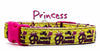 My Name is Princess dog collar handmade adjustable buckle 1"or5/8"wide or leash Petcollarshandmade