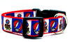 Grateful Dead dog collar handmade adjustable buckle 1" or 5/8"wide or leash Rock Petcollarshandmade