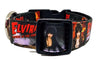 Elvira dog collar handmade adjustable buckle collar 1" or 5/8" wide or leash Petcollarshandmade