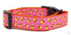 Halloween Candy Corn dog collar handmade adjustable buckle 1"wide or leash Petcollarshandmade