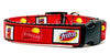 Fritos Dog collar handmade adjustable buckle collar 5/8" wide leash fabric - Furrypetbeds