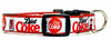 Diet Coke dog collar handmade adjustable buckle 5/8" wide or leash soda pop Petcollarshandmade