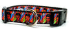 David Bowie dog collar Handmade adjustable buckle 1" or 5/8"wide or leash Rocker Petcollarshandmade