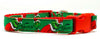 Grinch dog collar handmade adjustable buckle collar 5/8" wide or leash handmade - Furrypetbeds