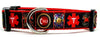 Rescue 911 Police dog collar handmade adjustable buckle collar 1" wide or leash - Furrypetbeds