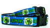 Gremlins/Gizmo dog collar handmade adjustable buckle 1" or 5/8" wide or leash Petcollarshandmade